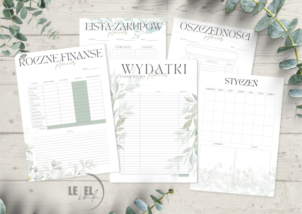 Planner finansowy liście A4 - obrazek 2
