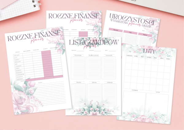 kwiatowy planner finansowy